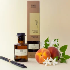 Ambientador Mikado Melocotón y Jazmín SYS Aromas 100 ml | Colección 1991 | Aroma Dulce y Afrutado | Relajante