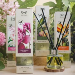 Ambientador Mikado Peonía Japonesa y Cedro Botanical SYS Aromas 100 ml | Floral y Amaderado | Sin Alcohol