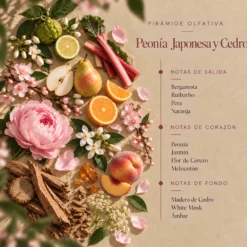 Ambientador Pulverizador Peonía Japonesa y Cedro SYS Aromas 100 ml | Floral y Amaderado | Armonizante