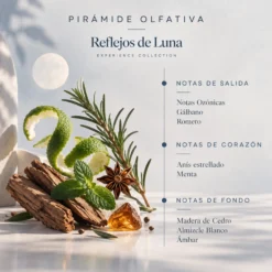 Ambientador Pulverizador Reflejos de Luna Experience SYS Aromas 300 ml | Romero, Menta y White Musk | Revitalizante