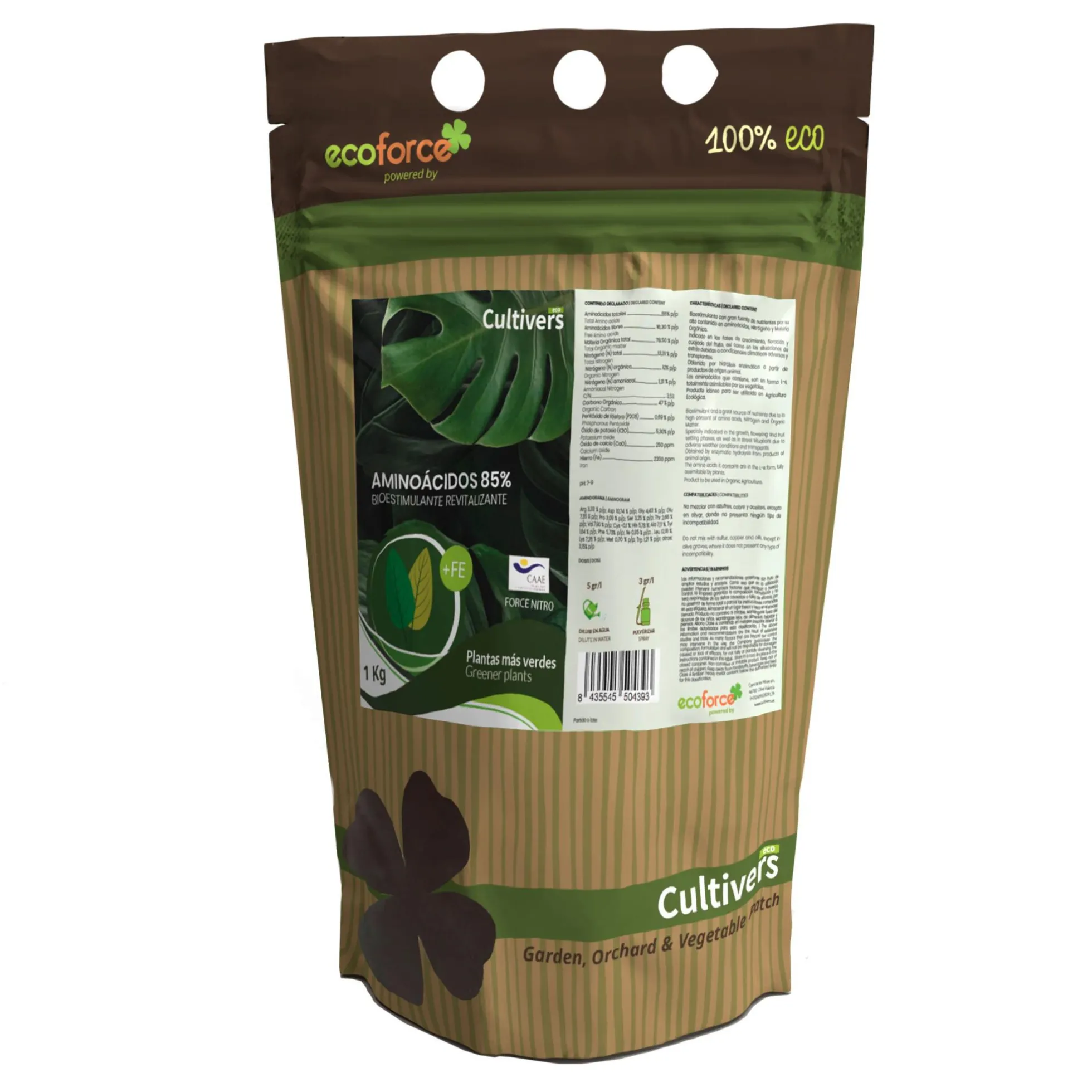 Aminoácidos 85% Cultivers 5 Kg