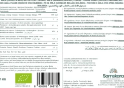 Amla En Polvo Bio | Samskara | Para Cabello Y Piel | Fuente Natural De Vitamina C, Colágeno Y Calcio - 1kg