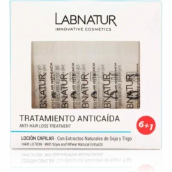 Ampollas Anticaída Labnatur 7 unidades | Soja y Trigo | Fortalece y Revitaliza el Cabello Débil | Vegano
