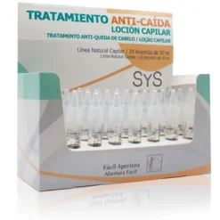 Ampollas Anticaída SYS 24 unidades | Soja y Trigo | Fortalece, Revitaliza y Aporta Densidad | Vegano