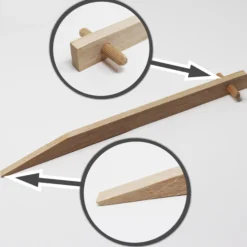 100 Anclajes De Suelo De Madera De Haya I Anclaje De Suelo De Madera Anclaje De Fijación De Clavijas De Madera
