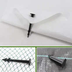 10 Anclajes Para El Suelo, Anclajes Para El Suelo Para Tejido Polar De Jardín, Tejido Polar Para Malas Hierbas