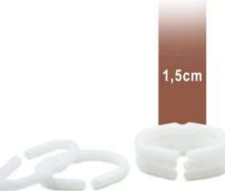 Anillas Antipicaje Para Perdices O Gallinas Y Faisanes Jóvenes (bolsa De 100 Unidades) - Tamaño Pequeño (1,5 Cm)