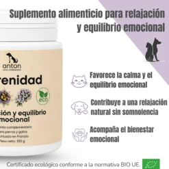 Antiestrés natural para perros y gatos – Serenidad ECO – 100 g
