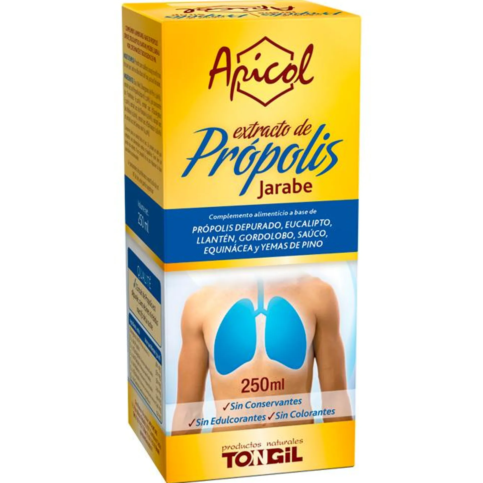 Apicol Jarabe Extracto Propolis Tongil 250 Ml