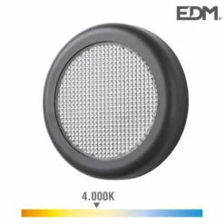 Aplique Led 6w 450lm 4000k Luz Dia Ip65 Ø14x2,8cm Redondo Edm