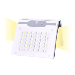 Aplique Solar 2w 220lm 6.500k Con Sensor Color Blanco Edm
