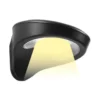 Aplique Solar 1,8w 155lm 6.500k Con Sensor Color Negro Edm