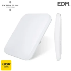 Aplique Superficie Led Extraplano 18w 4000k 33x33x7,1cm Edm