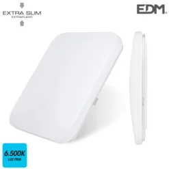 Aplique Superficie Led Extraplano 12w 6500k 28x28x6,3cm Edm