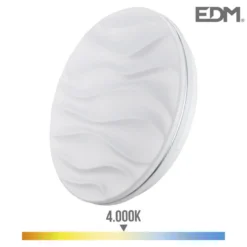Aplique Super Led De Superficie 24w 2490lm 4000k Ø38x7cm Modelo Desert Edm