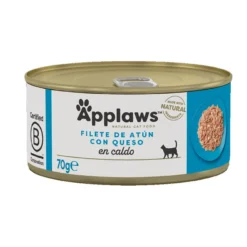 Applaws Cat Lata Atún con queso 70 g Comida húmeda para gatos natural grain free