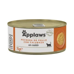 Applaws Cat Lata Pollo con calabaza 70 g Comida húmeda para gatos natural grain free