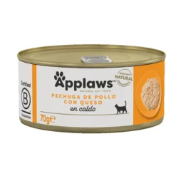 Applaws Cat Lata Pollo con queso 70 g Comida húmeda para gatos natural grain free