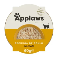 Applaws Cat Tarrina Pechuga Pollo y Arroz para gatos 60 g