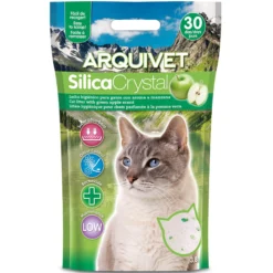 Arena de SilicaCrystal con Perfume de Manzana Verde Arquivet 3,8 L