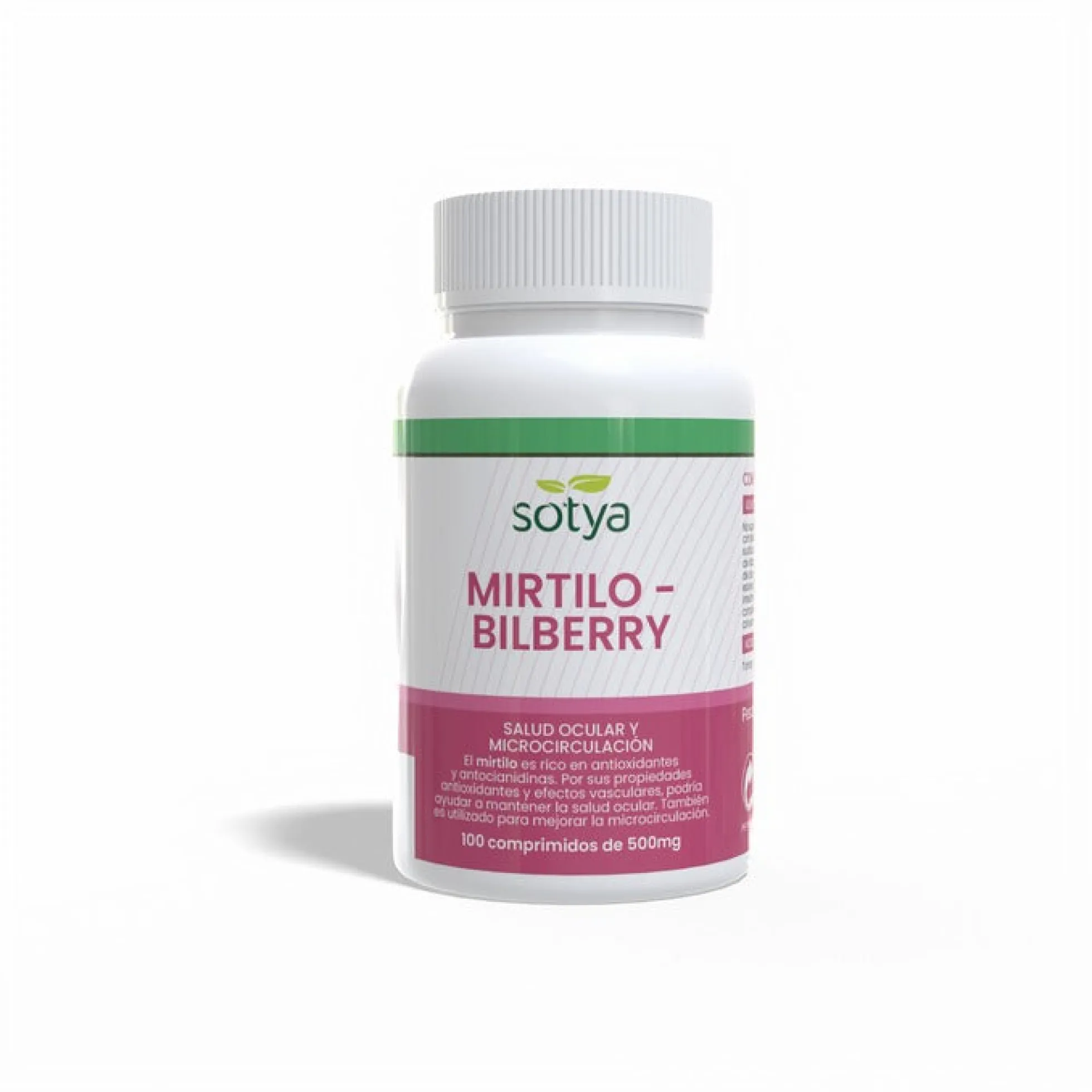 Arándano azul500 mg Sotya, 100 comprimidos
