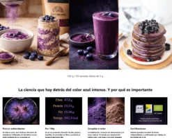Arándano Nórdico En Polvo Bio - 150g | Fruta Deshidratada Ecológica, Snack Vegano Natural Sin Azúcares Añadidos