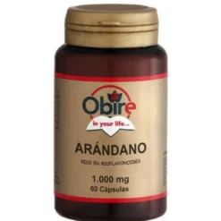 Arándano ( rico en bioflavonoides) 1000 mg Obire, 60 cápsulas