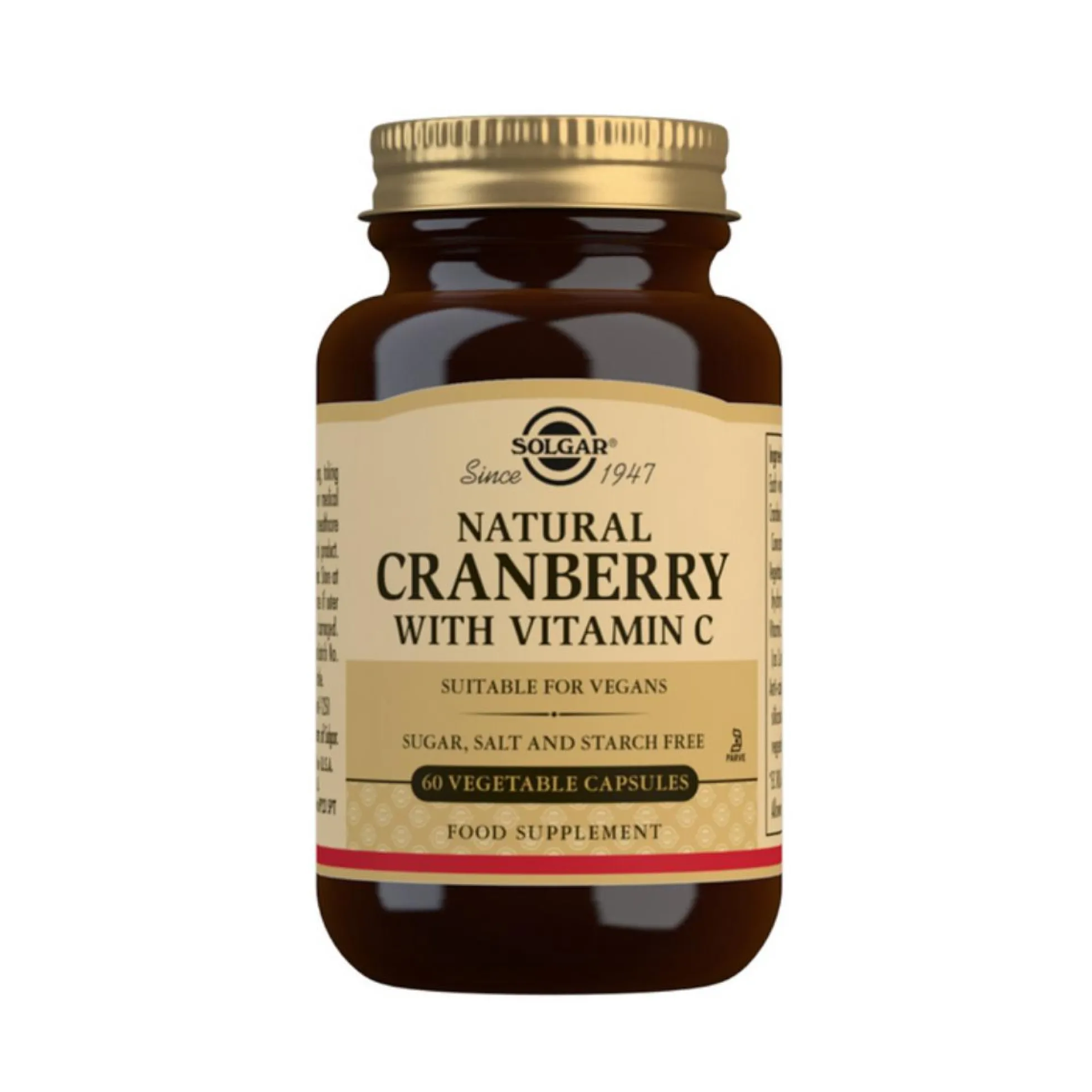 Arándano Rojo con Vitamina C – Solgar 60 cápsulas vegetales