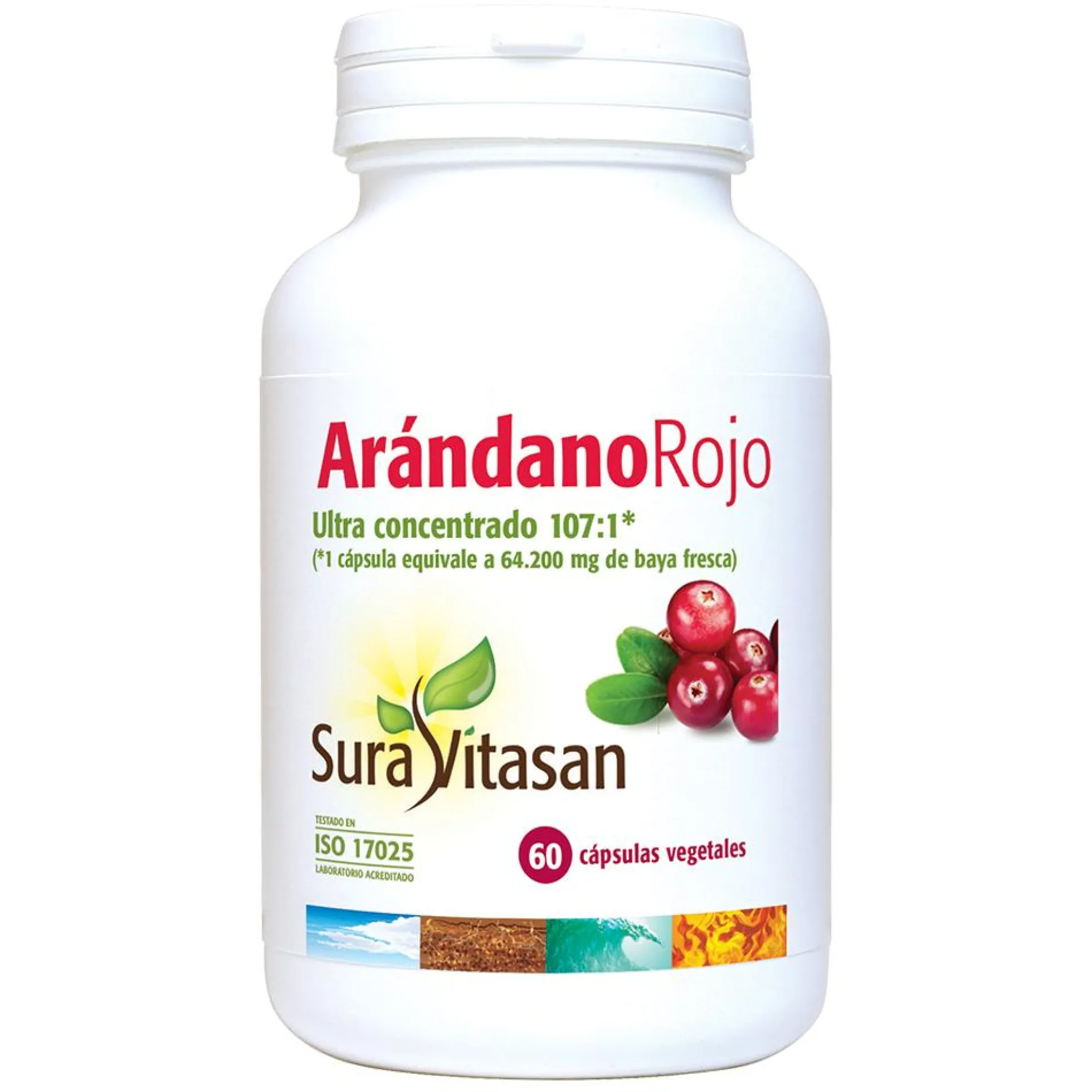 Arándano Rojo 600 Mg 60 Caps Sura Vitasan