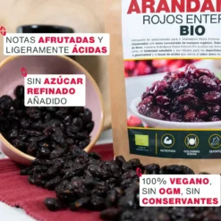 Arándanos Rojos Enteros Bio 1kg