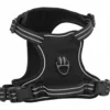 Arnés Para Perros Con Bandas Reflectantes Ajustables Negro L