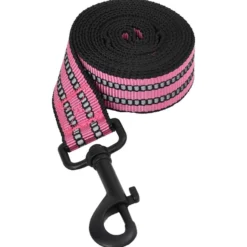 Arnés Para Perros Con Correa Y Collar Ajustable Rosa L