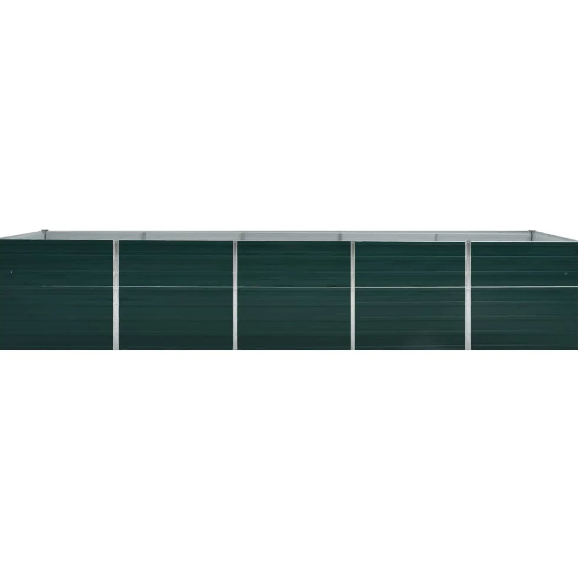 Arriate De Acero Galvanizado Verde 400x80x45 Cm