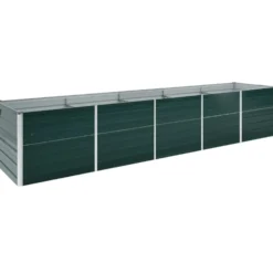 Arriate De Acero Galvanizado Verde 400x80x45 Cm