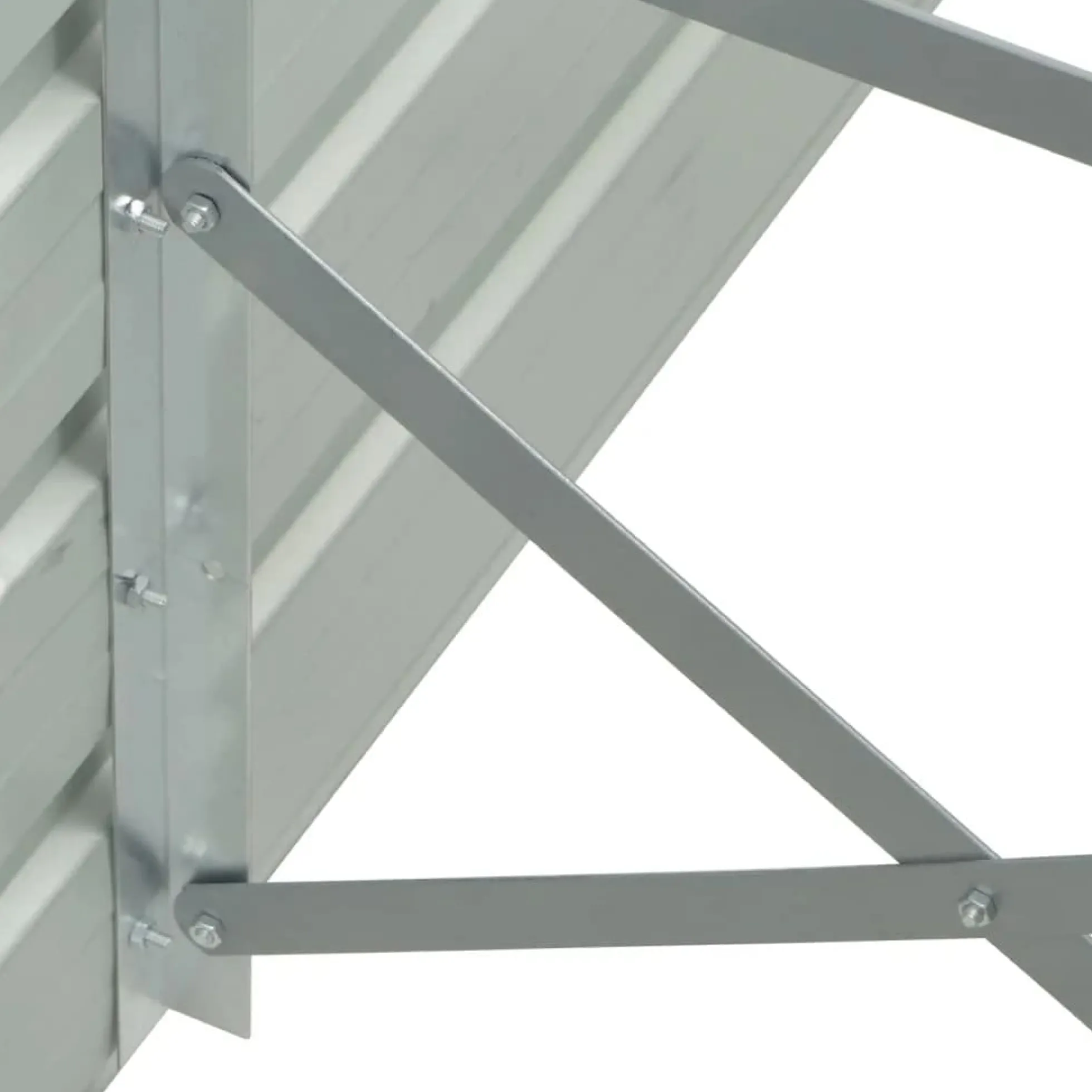 Arriate De Acero Galvanizado Verde 400x80x45 Cm