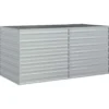 Arriate De Acero Galvanizado Plateado 160x80x77 Cm