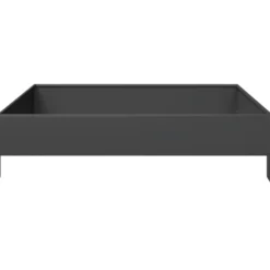 Arriate De Acero Negro 100x100x26 Cm