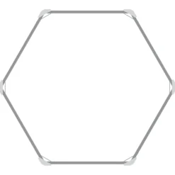 Arriate De Jardín De Acero Galvanizado Gris 129x129x77 Cm