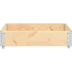 Arriate De Madera Maciza De Pino 100x100 Cm
