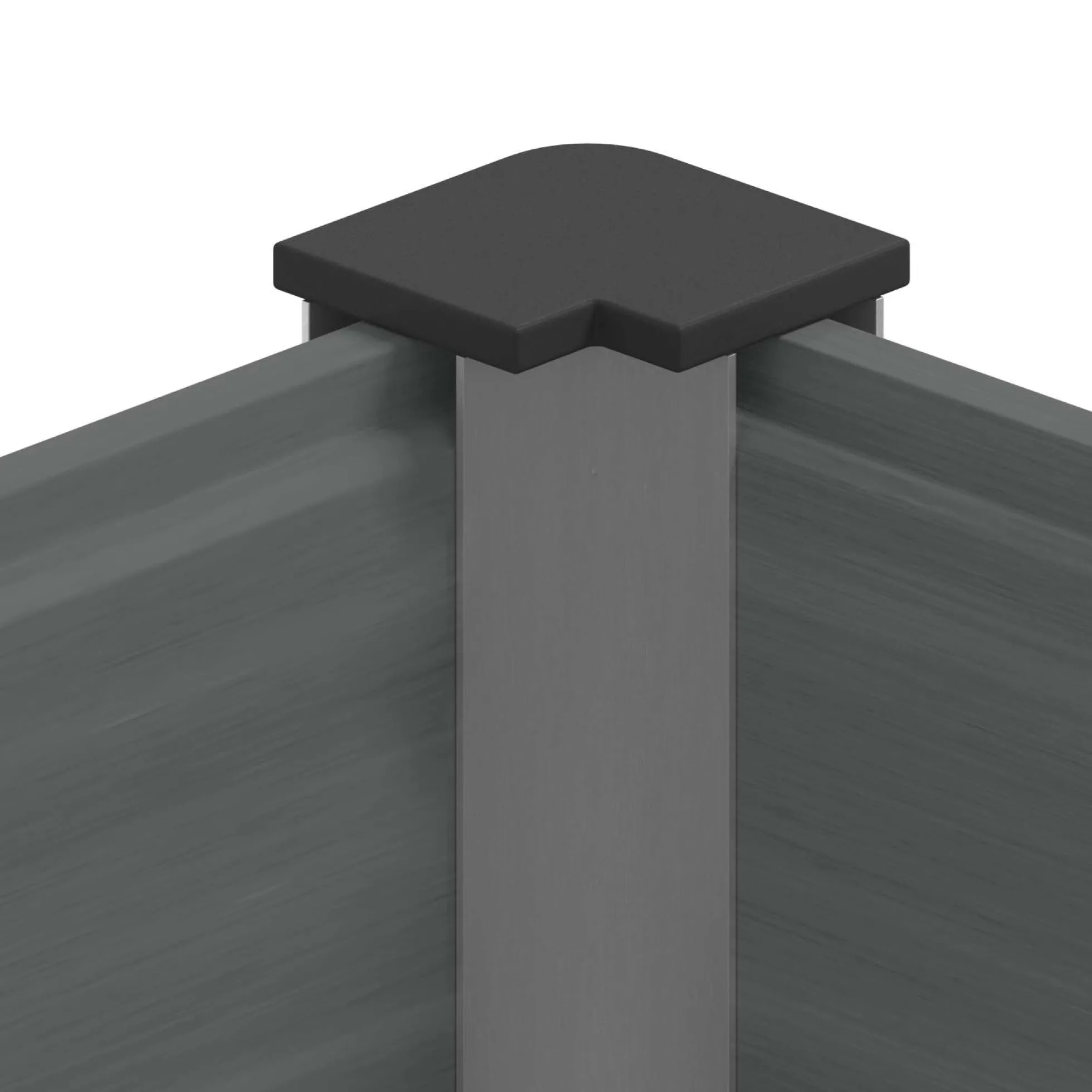 Arriate Elevado Gris 100 X 30 36 Cm Wpc Y Aluminio