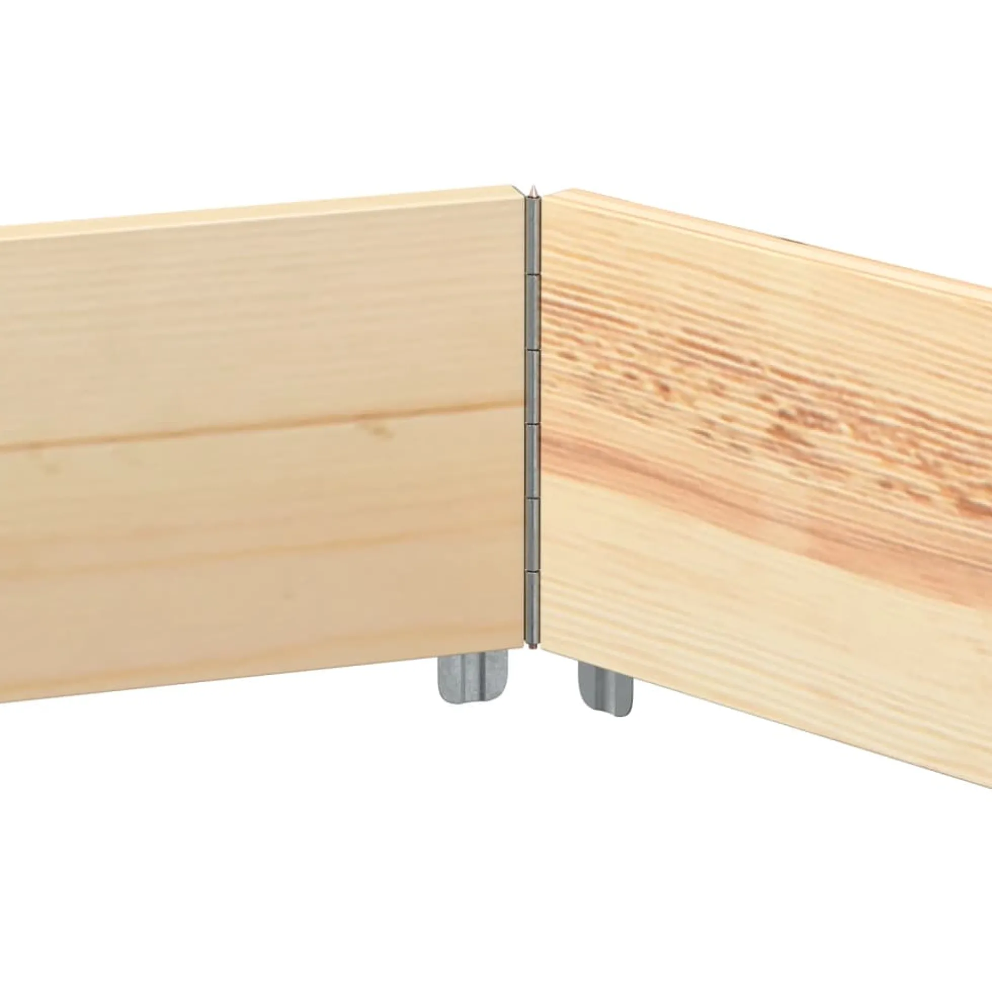 Arriate Elevado Hexagonal Madera Maciza De Pino 160x160 Cm
