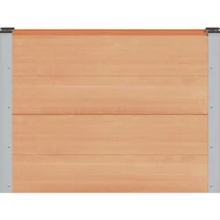 Arriate Elevado Marrón 100 X 30 X 72 Cm Wpc Y Aluminio