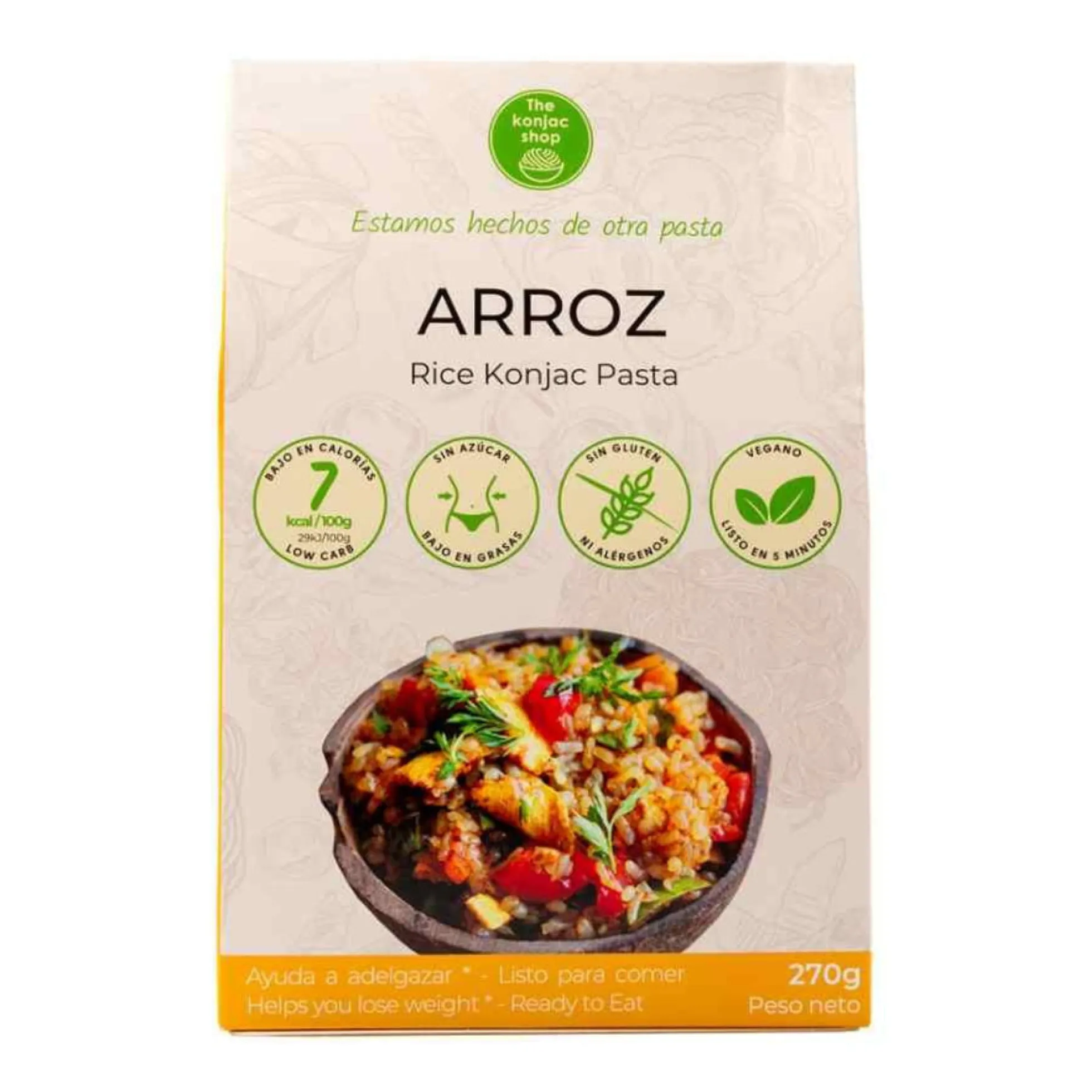 Arroz de konjac The Konjac Shop 270g