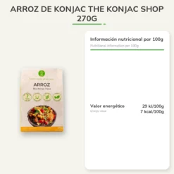 Arroz de konjac The Konjac Shop 270g