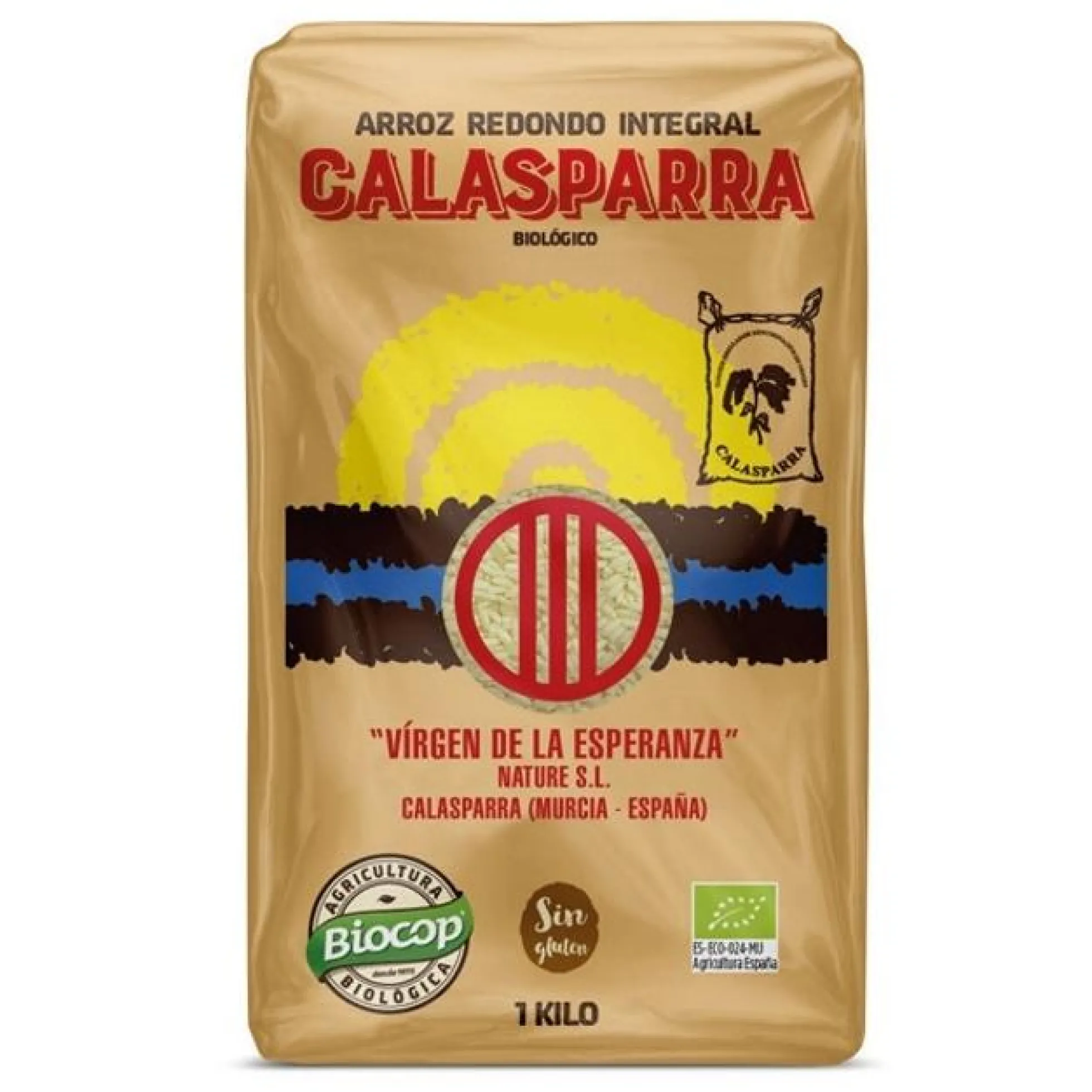 Arroz integral Calasparra Biocop 1Kg