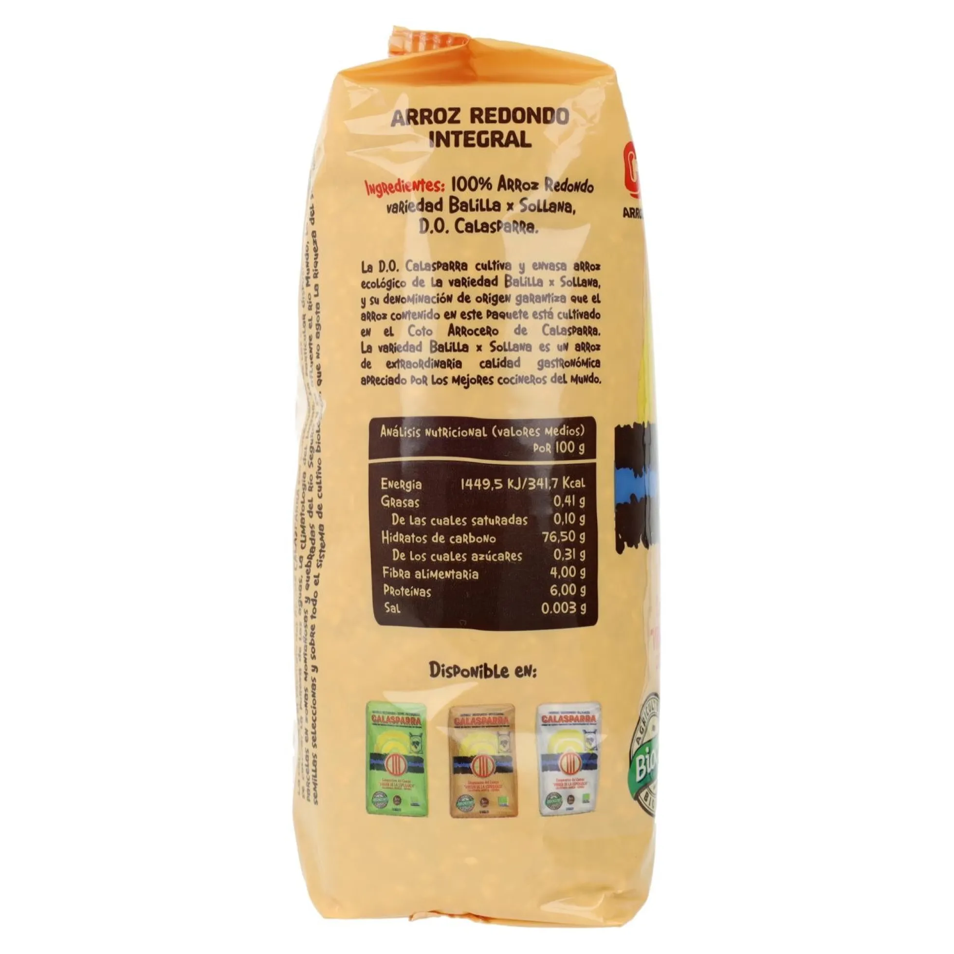 Arroz integral Calasparra Biocop 1Kg