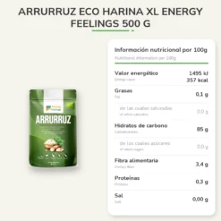 Arrurruz ECO harina XL Energy Feelings 500 g