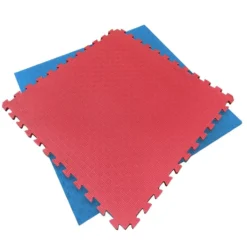 Artatami® Tatami Puzzle 1x1x20 mm Rojo - Azul Pack Ahorro【8 Unidades】Gimnasios - Fitness - Pilates - Yoga