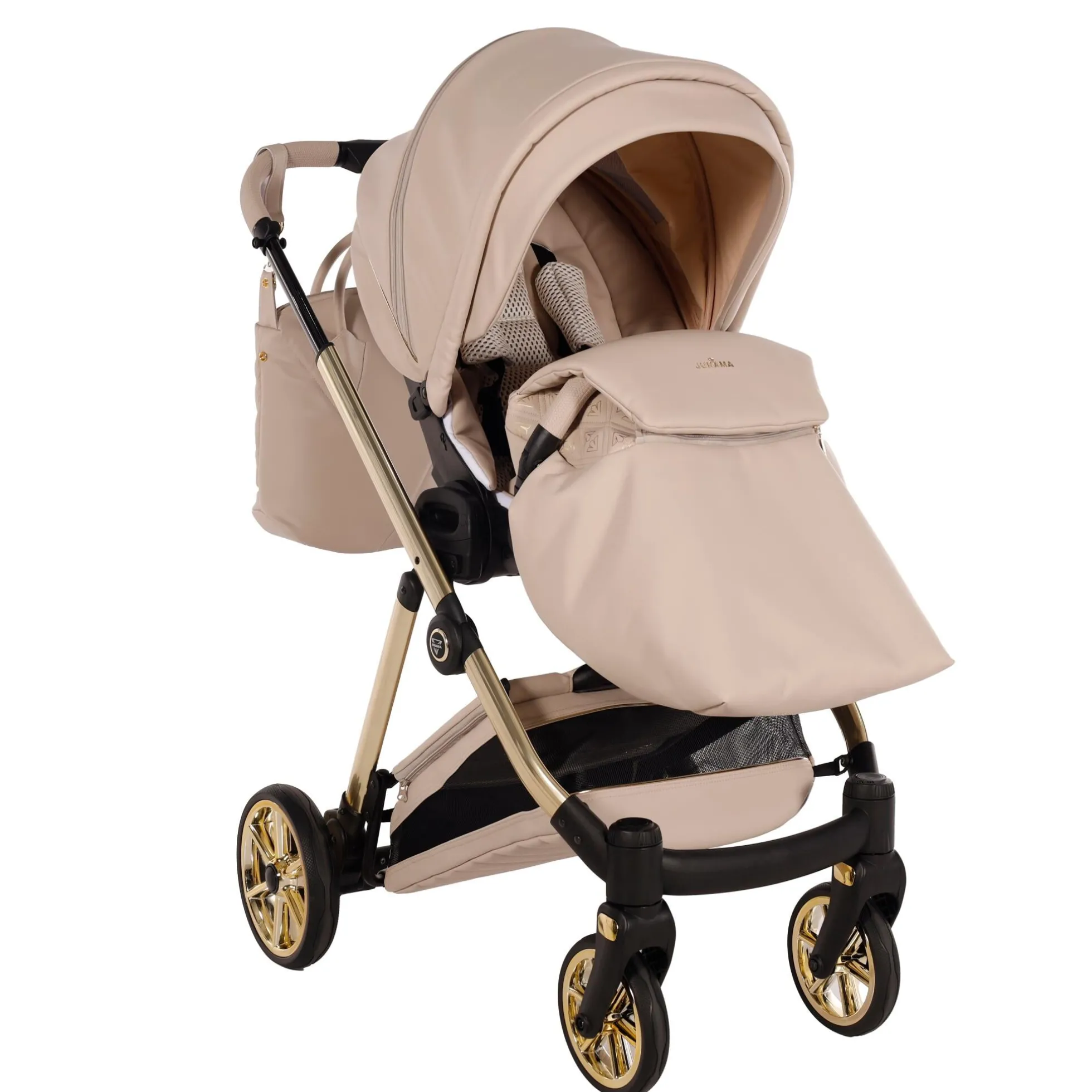 Art Deco Cochecito De Bebé Duo Beige