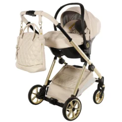 Art Deco Cochecito De Bebé Duo Beige